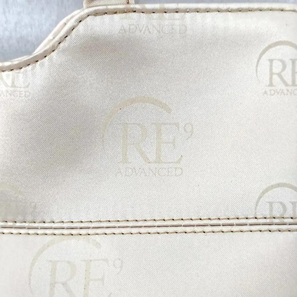 Arbonne Re9 Advanced Beige Makeup Cosmetic Bag Tote Travel Personal NEW